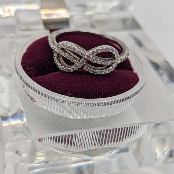 Silver Infinity Ring - Picture 2 of 4